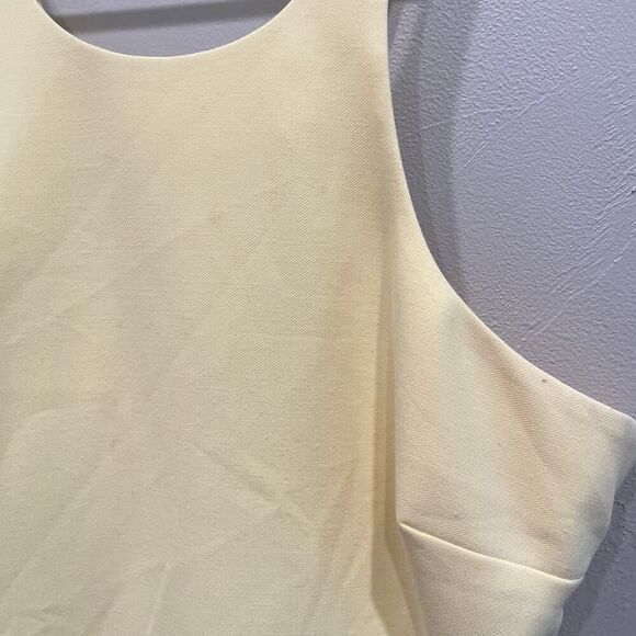 Likely Arcadia Bodycon Dress Yellow - Size: 8 - Picture 4 of 12